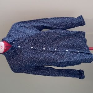 Pre-owned L.O.G.G Slim H&M Button Dress Shirt Size L